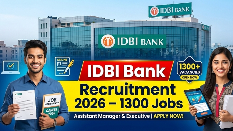 IDBI Bank Recruitment 2026: